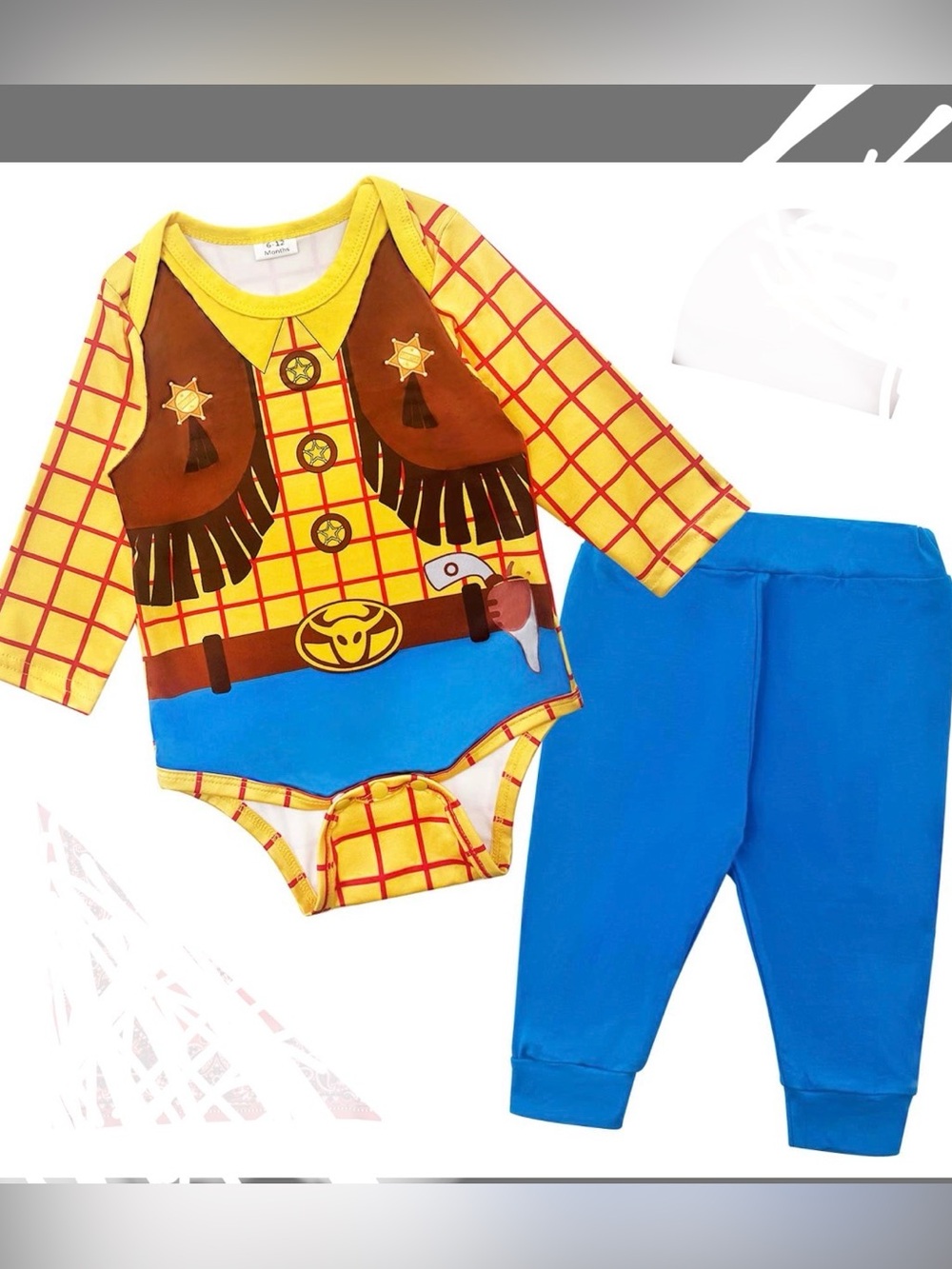 Sheriff cowboy onesie and leggings